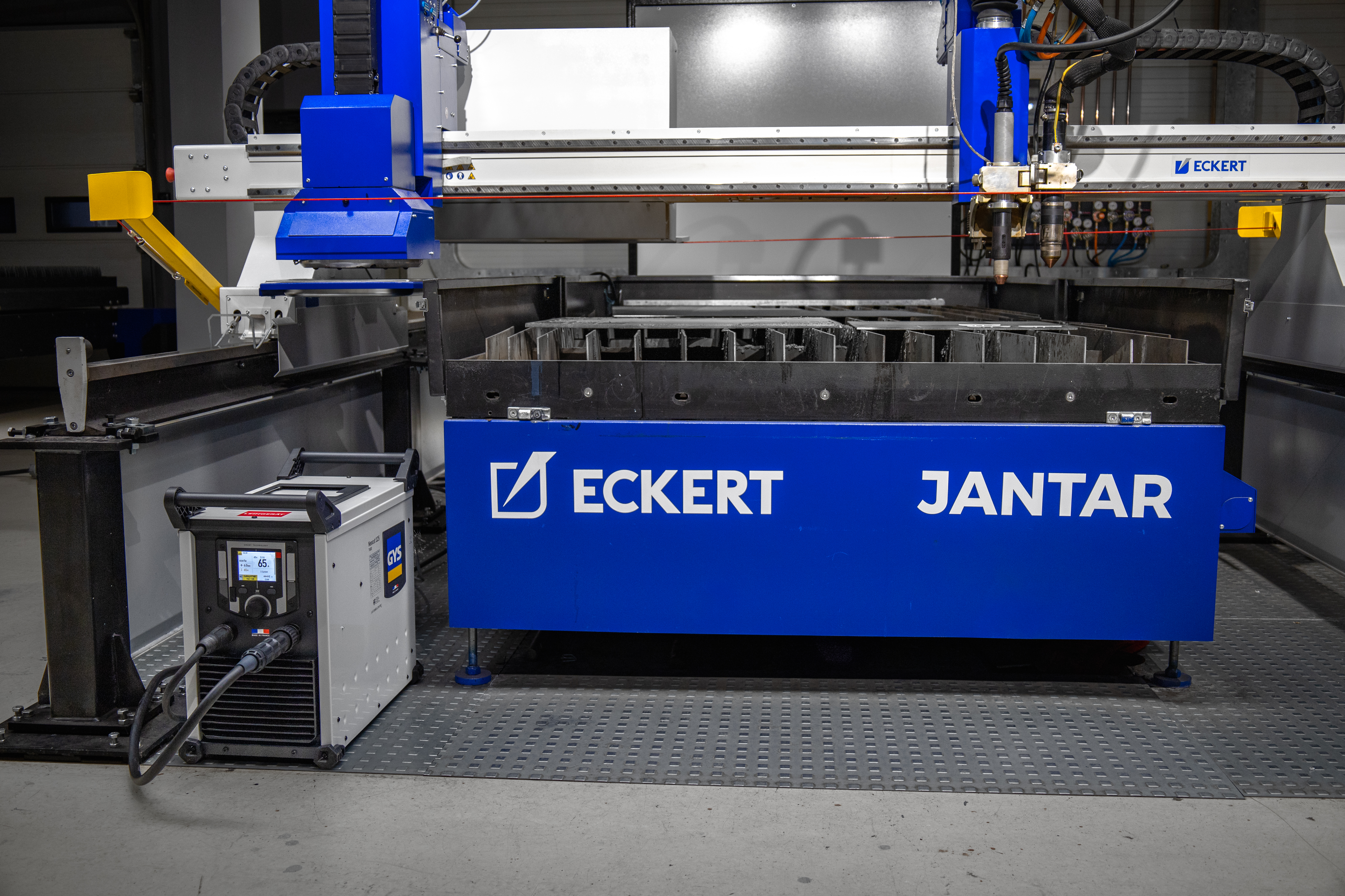 Jantar CNC-sk&auml;rmaskin med GYS NEOcut 125 plasmaaggregat - luftplasma