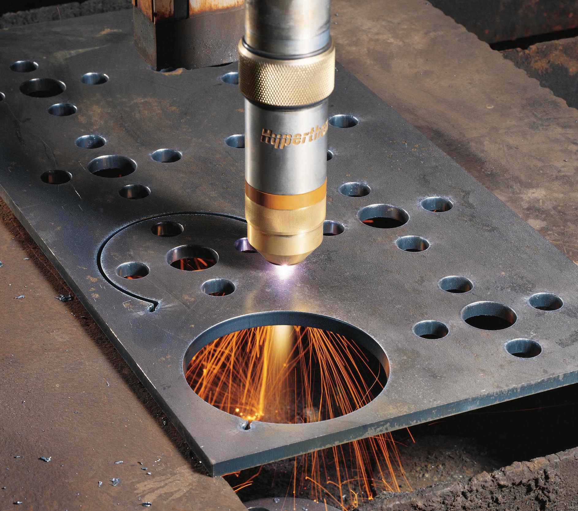 Hypertherm plasmask&auml;rning  cnc-sk&auml;rprov