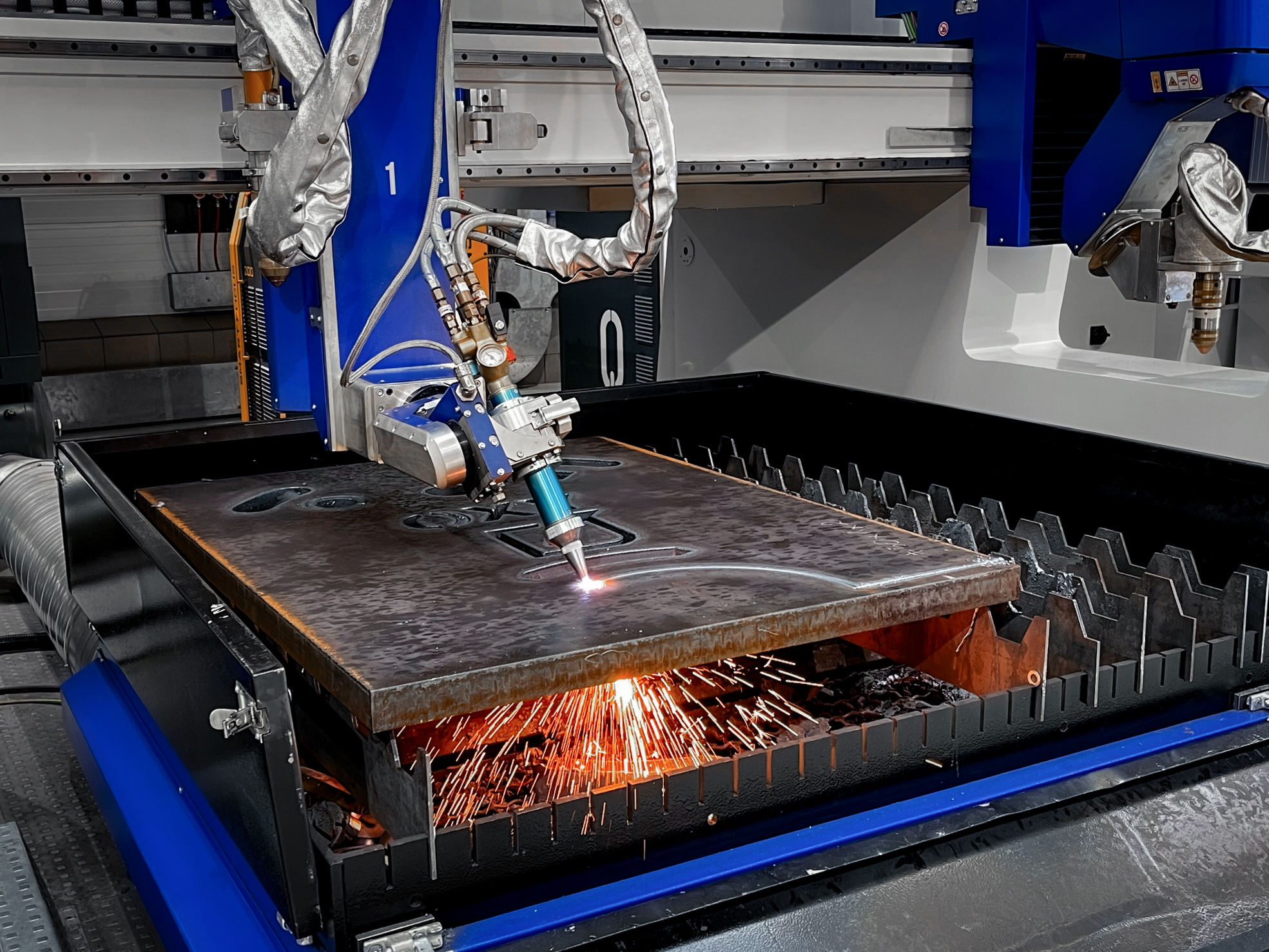 Onyx CNC-skärmaskin Dualflex Oxyfuel-skärning 3D